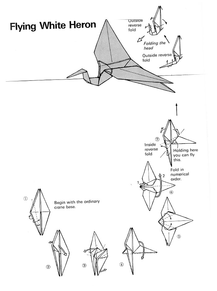 журавлик оригами
